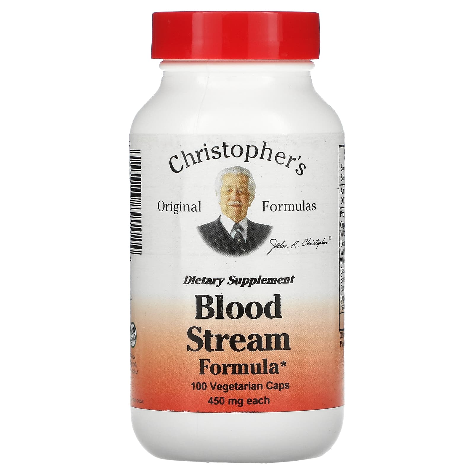 Christopher's Original Formulas-Blood Stream Formula-450 mg-100 Vegetarian Caps