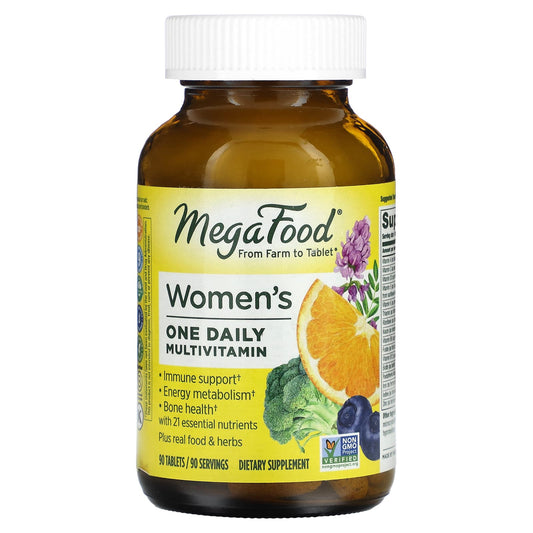 MegaFood-Women's One Daily MultiVitamin-90 Tablets