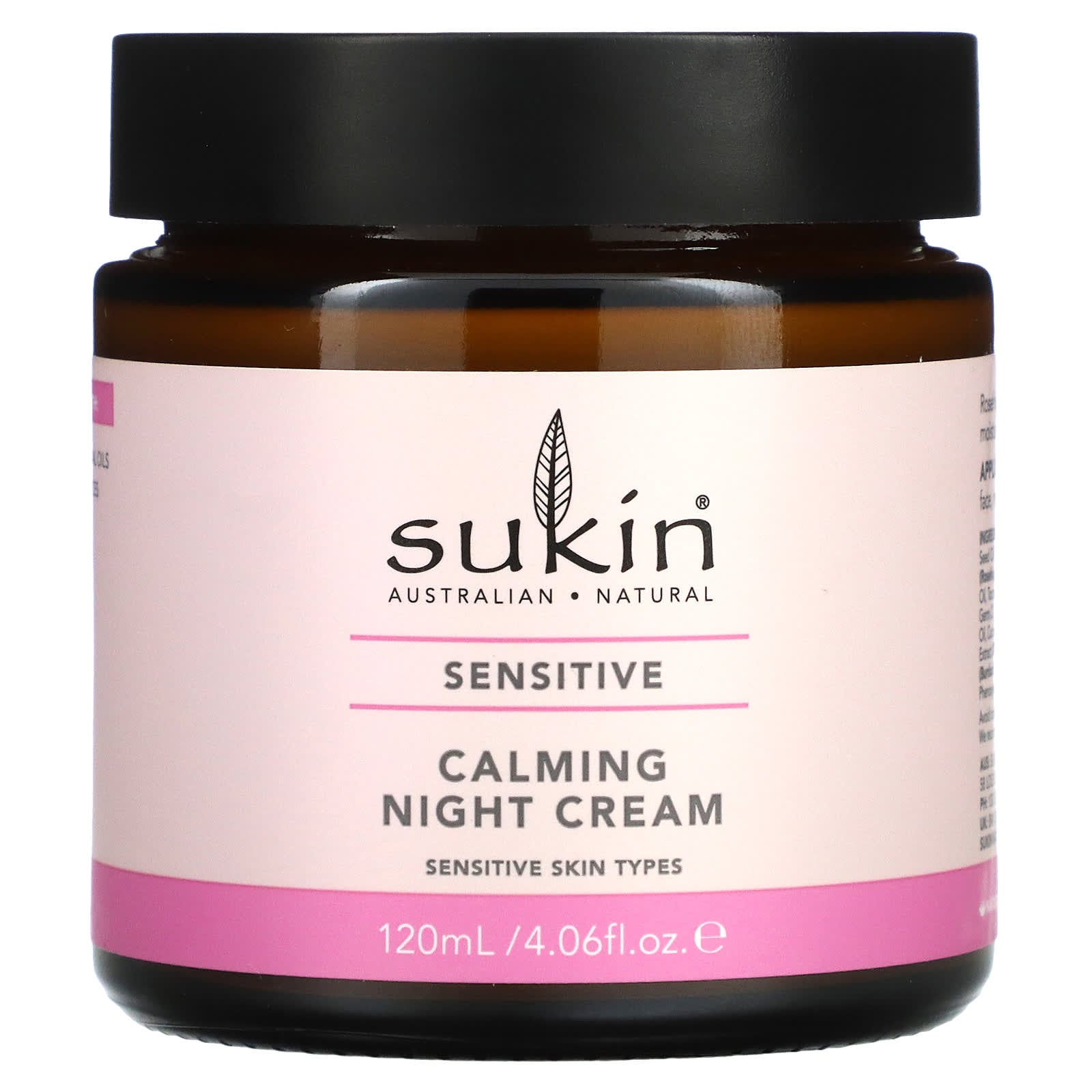 Sukin-Calming Night Cream-Sensitive- 4.06 fl oz (120 ml)