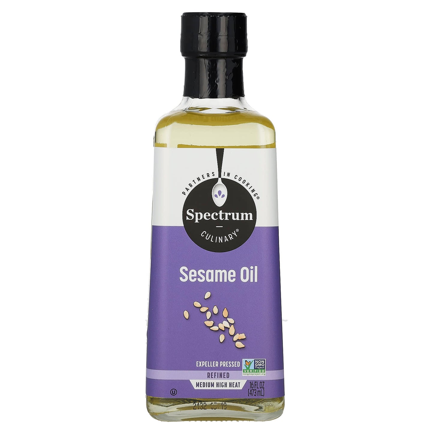 Spectrum Culinary-Sesame Oil-Refined -16 fl oz (473 ml)