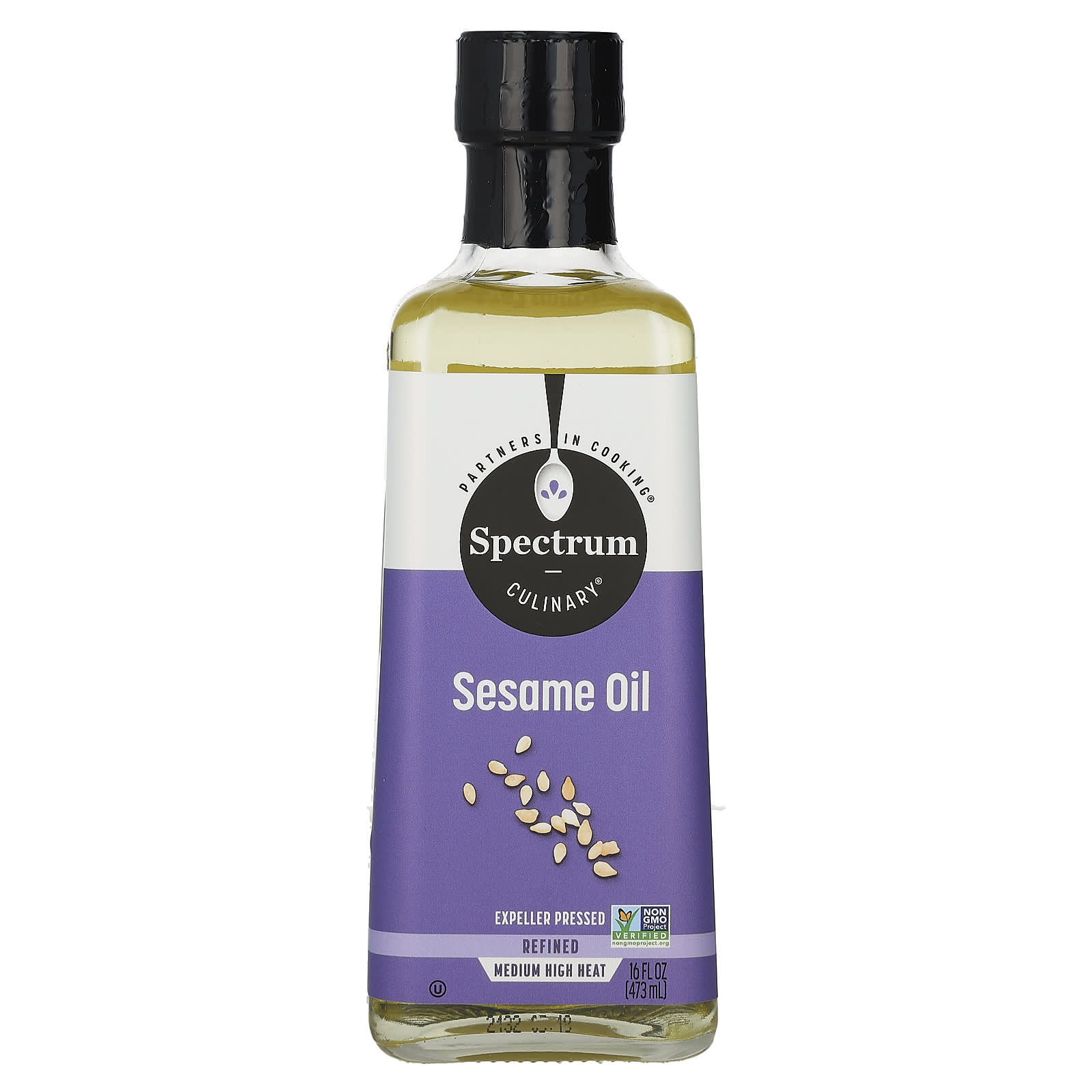 Spectrum Culinary-Sesame Oil-Refined -16 fl oz (473 ml)