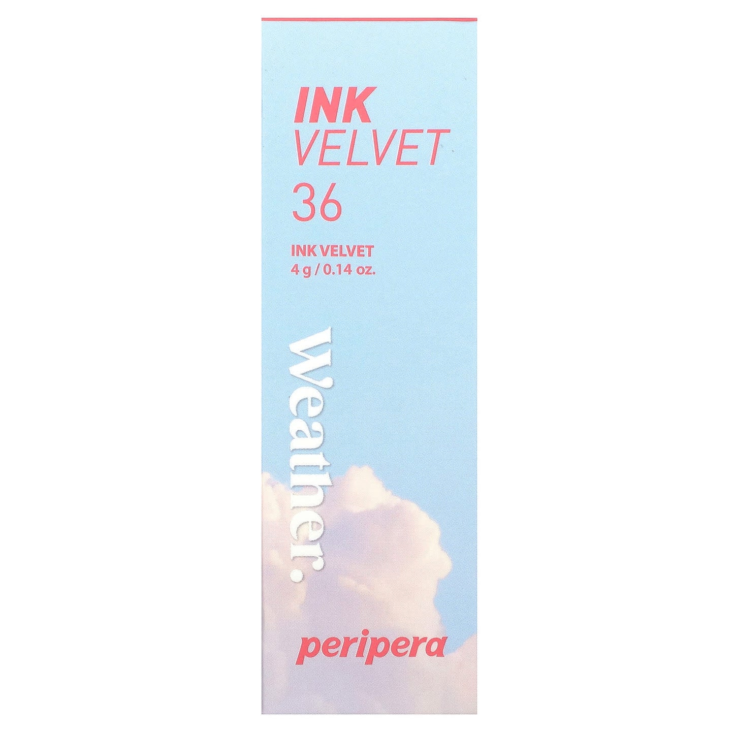 Peripera, Ink Velvet Lip Tint, Weather, 36 Active Coral, 0.14 oz (4 g)