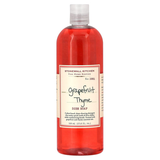 Stonewall Kitchen-Dish Soap-Grapefruit Thyme-17.6 fl oz (520 ml)