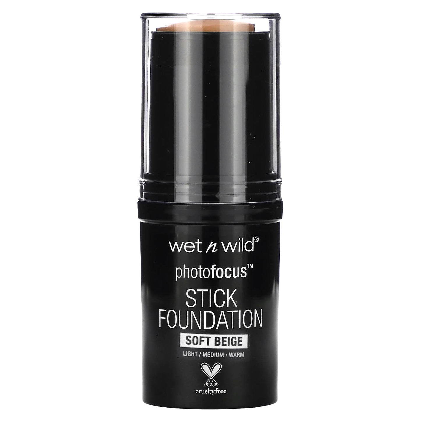 wet n wild, PhotoFocus, Stick Foundation, 854B Soft Beige, 1 Stick