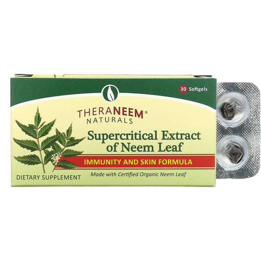 Organix South-TheraNeem Naturals-Supercritical Extract of Neem Leaf-30 Softgels