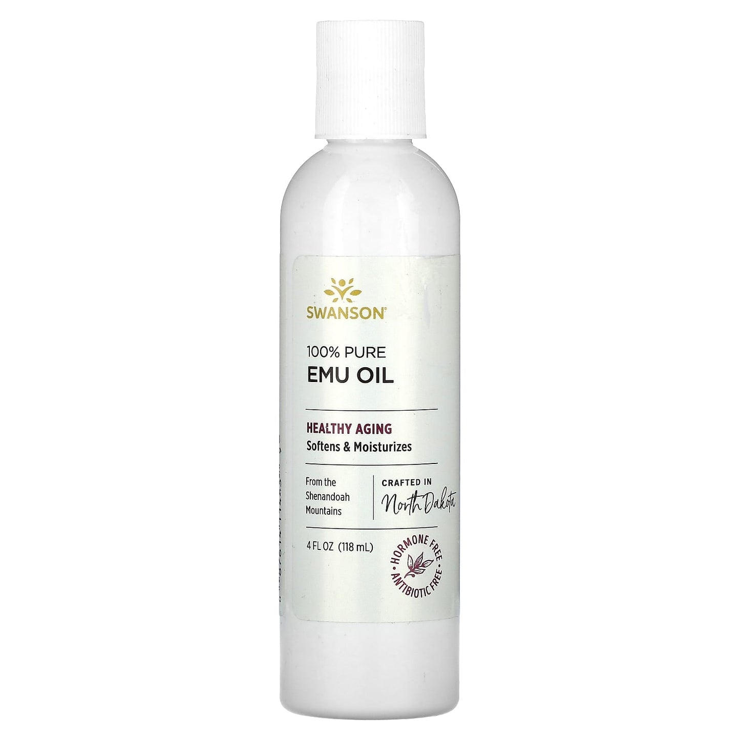 Swanson-100% Pure Emu Oil-4 fl oz (118 ml)