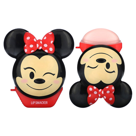 Lip Smacker-Disney Emoji Lip Balm-Minnie-StrawberryLe-Bow-nade-0.26 oz (7.4 g)