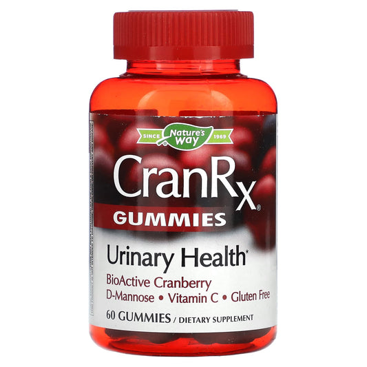 Nature's Way-CranRx-Urinary Health-BioActive Cranberry-60 Gummies