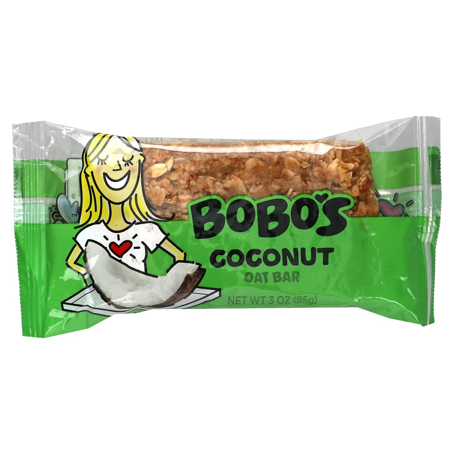 Bobo's Oat Bars, Coconut Oat Bars, 12 Bars, 3 oz (85 g) Each