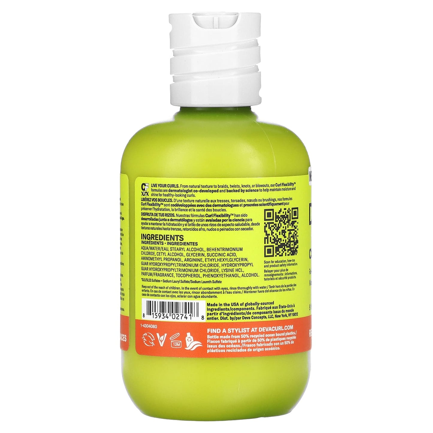 DevaCurl, Curlbond, Re-Coiling Treatment Mask,  8 fl oz (236 ml)