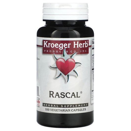 Kroeger Herb Co-Rascal-100 Vegetarian Capsules