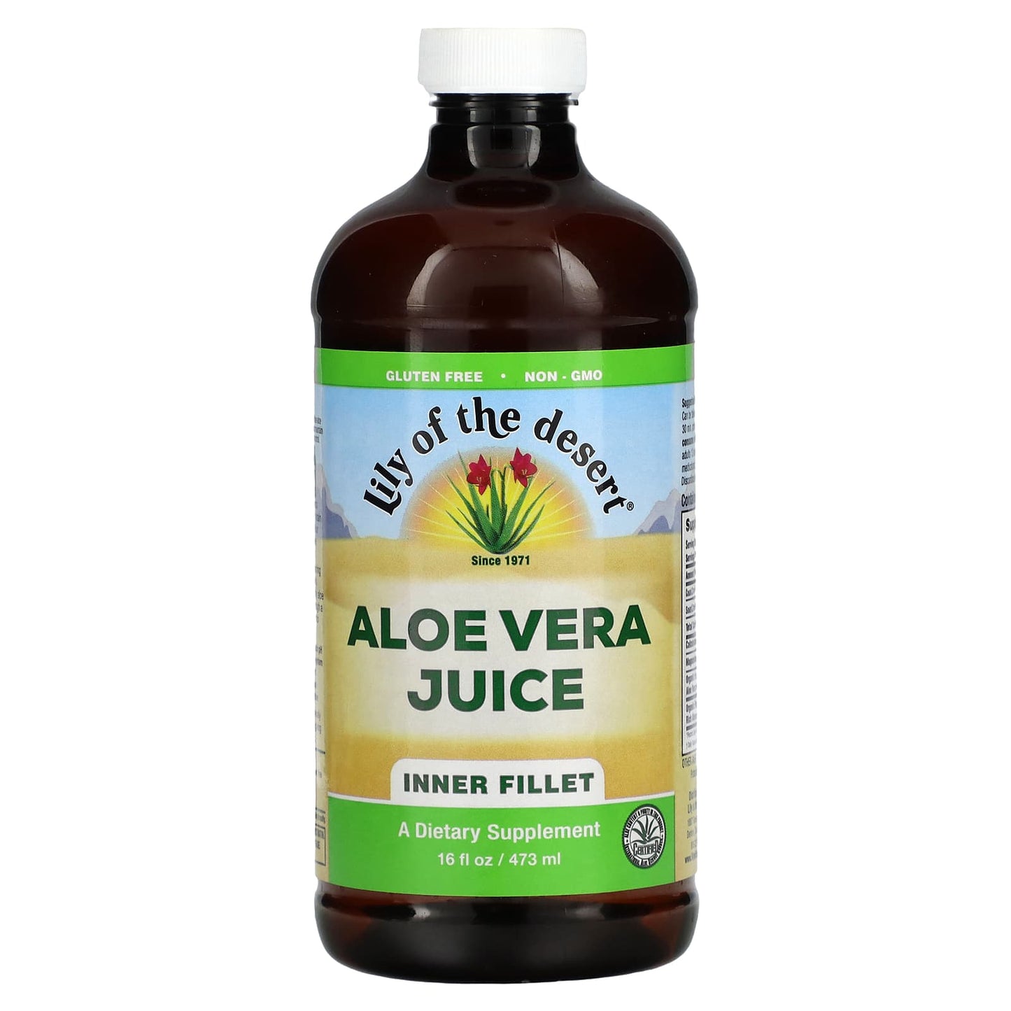 Lily of the Desert-Aloe Vera Juice-Inner Fillet-16 fl oz (473 ml)