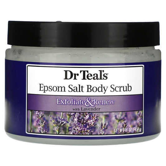 Dr. Teal's-Epsom Salt Body Scrub-Lavender-16 oz (454 g)