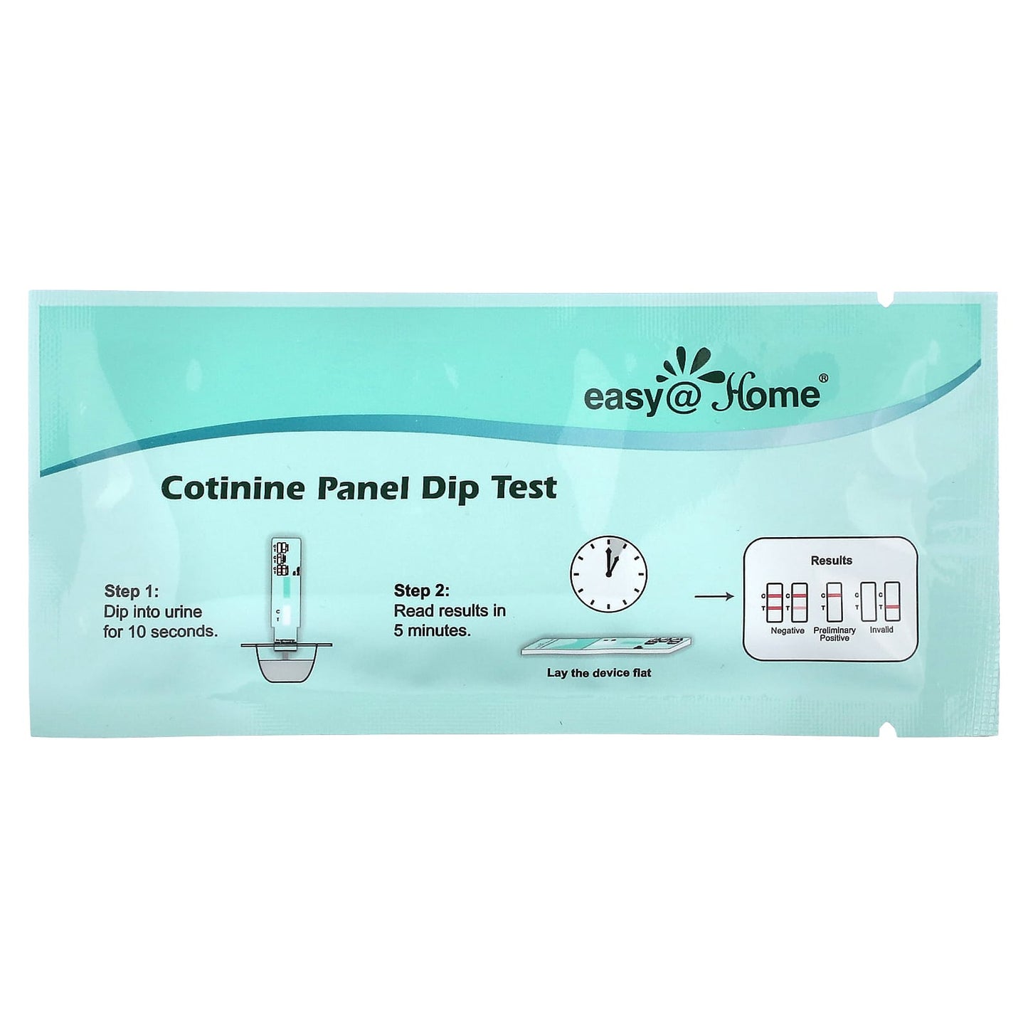 Easy@Home, Cotinine Panel Dip Test, 10 Tests