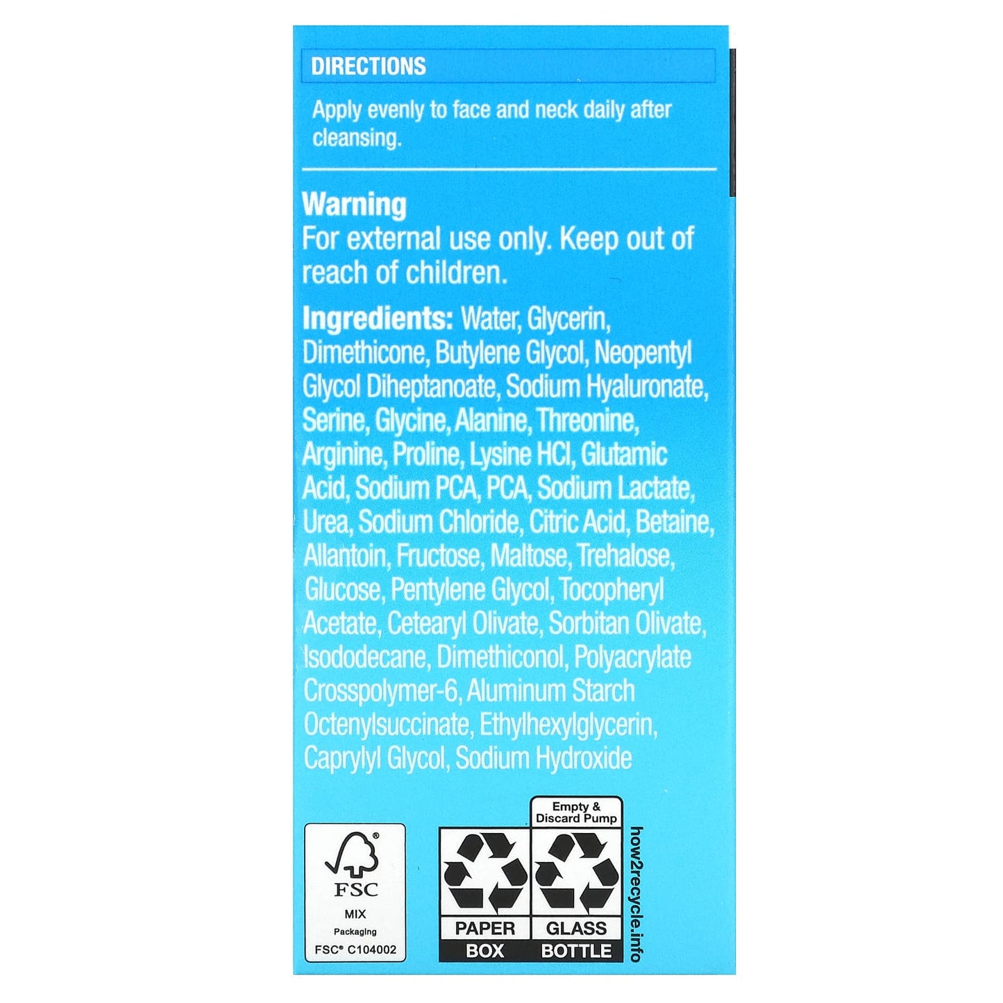 Neutrogena, Hydro Boost Ultra Hydrating Serum, Fragrance Free , 1 fl oz (29 ml)