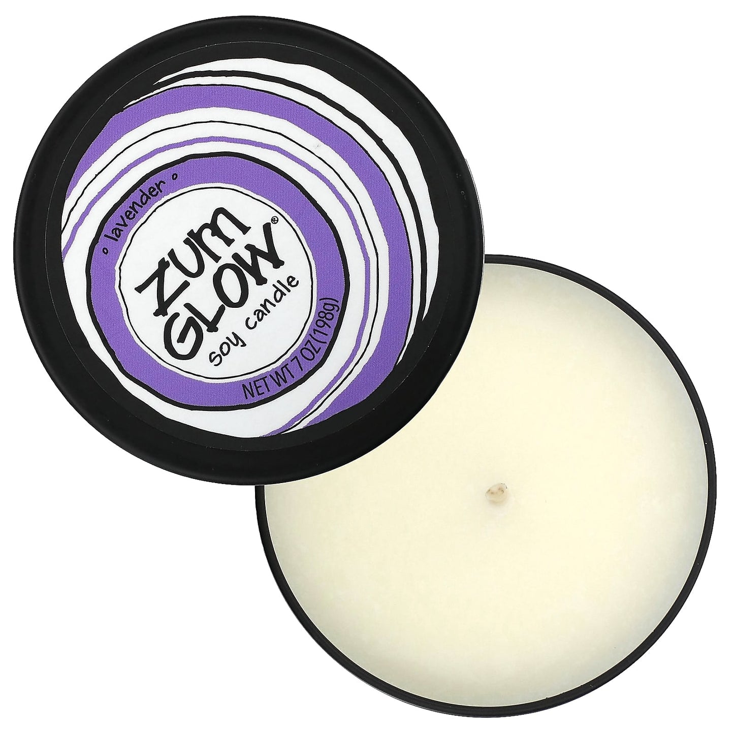 ZUM, Zum Glow, Soy Candle, Lavender, 7 oz (198 g)