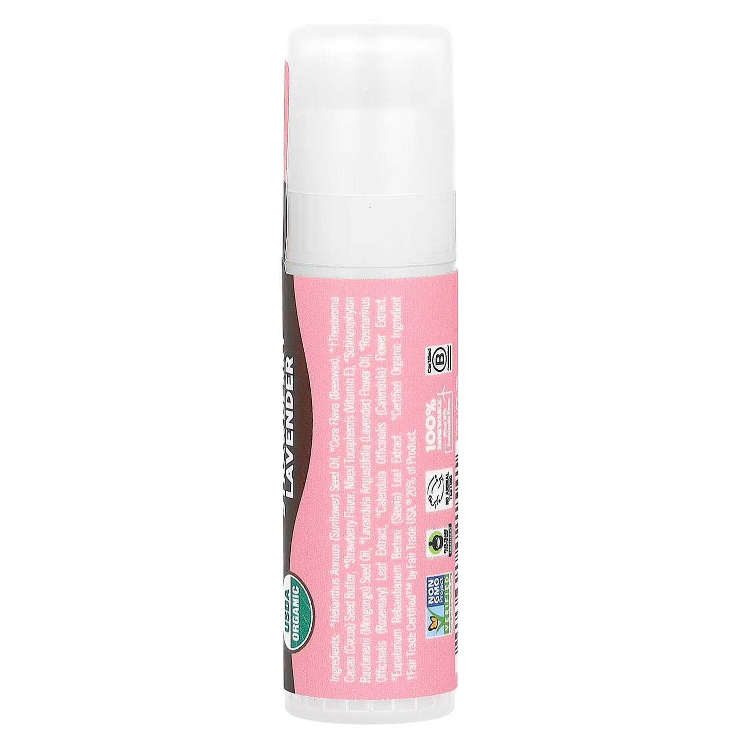 Eco Lips, Mongo Kiss, Lip Balm, Strawberry Lavender, 0.25 oz (7 g)