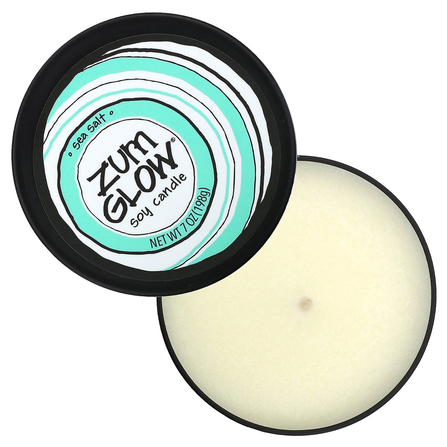 ZUM, Zum Glow, Soy Candle, Sea Salt, 7 oz (198 g)