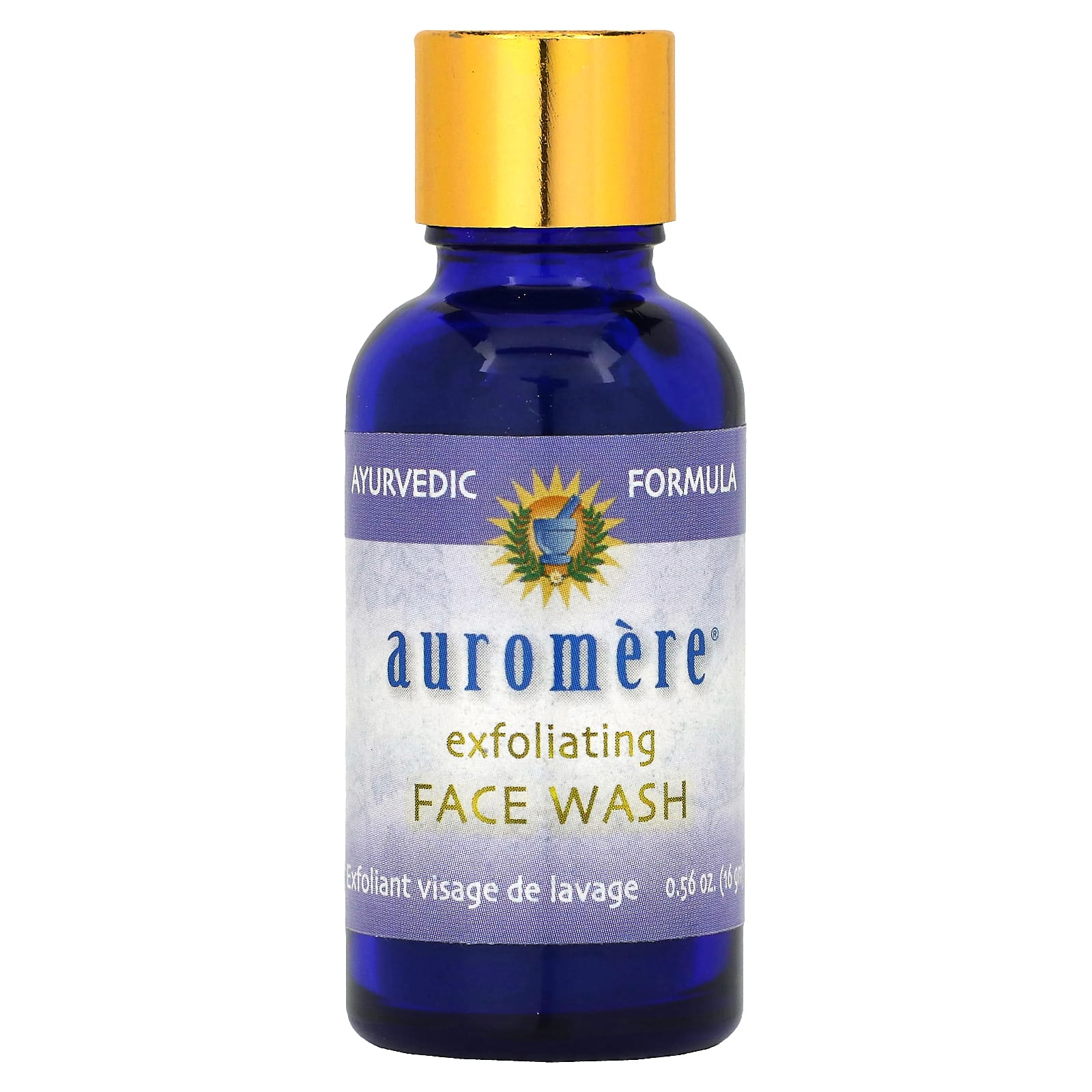 Auromere-Exfoliating Face Wash-0.56 oz (16 gm)