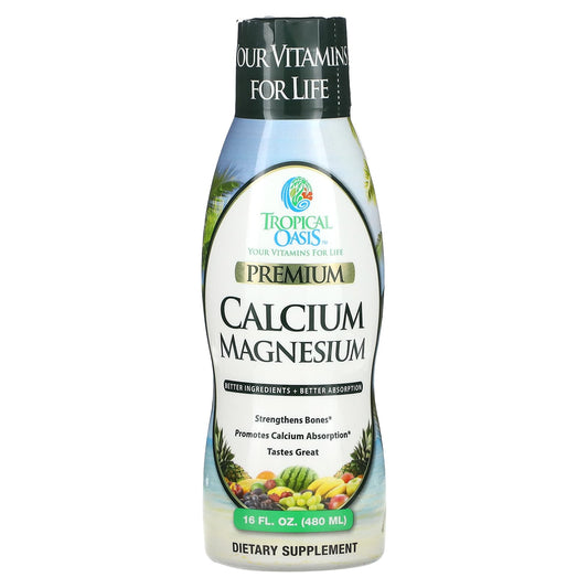 Tropical Oasis-Premium Calcium Magnesium-16 fl oz (480 ml)