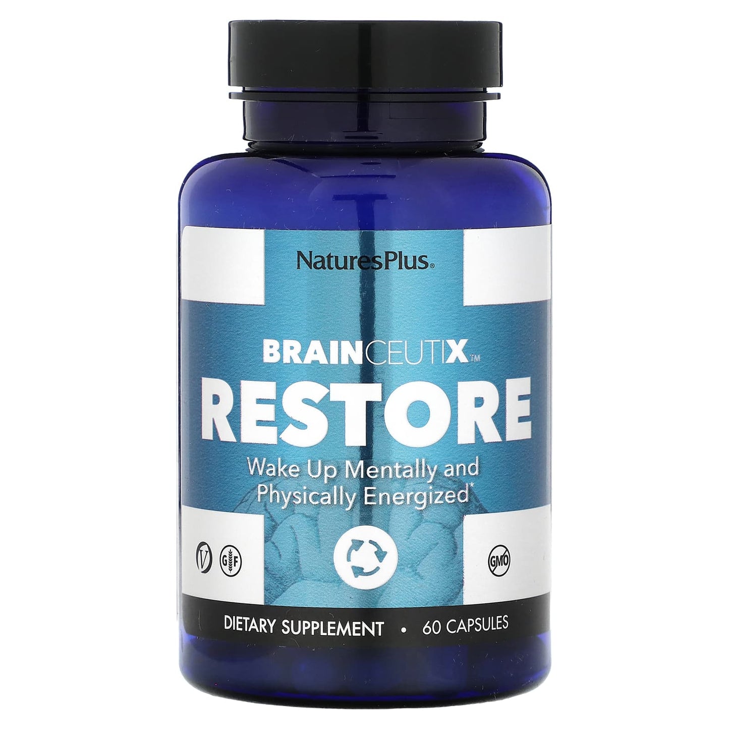 NaturesPlus-BrainCeutix Restore-60 Capsules