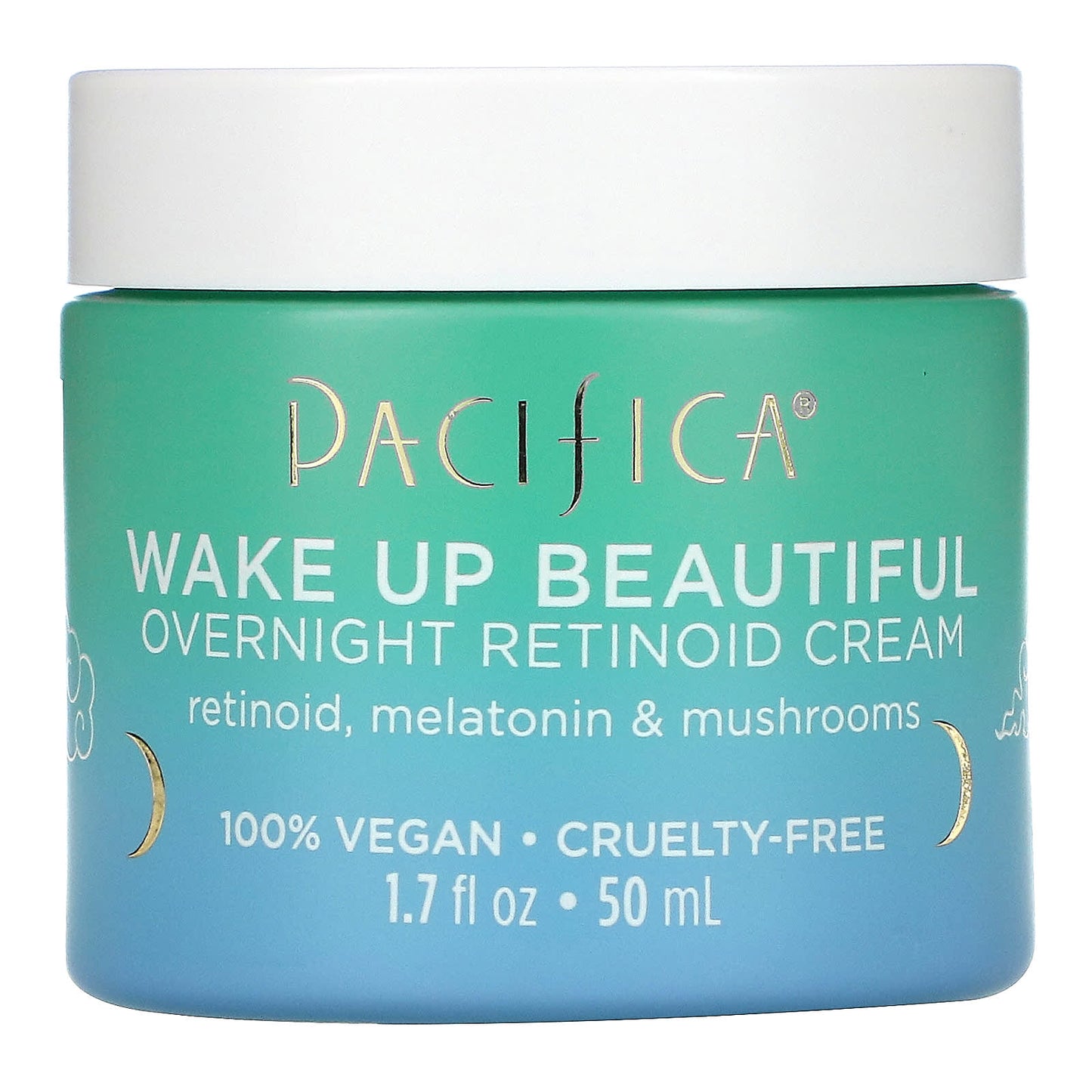 Pacifica-Wake Up Beautiful-Overnight Retinoid Cream-1.7 fl oz (50 ml)