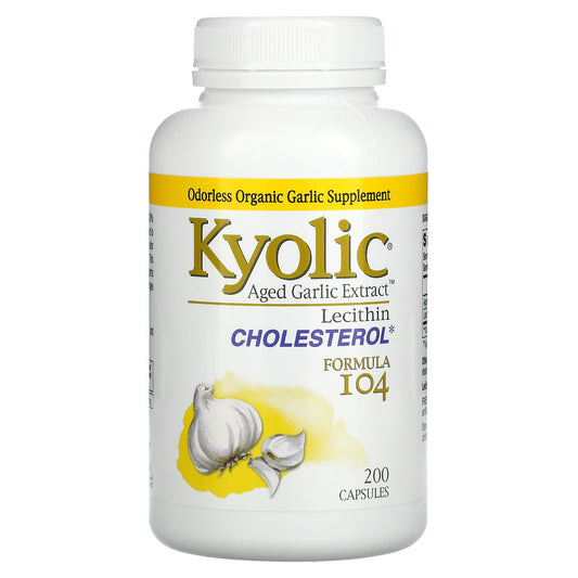 Kyolic-Aged Garlic Extract-Formula 104-200 Capsules