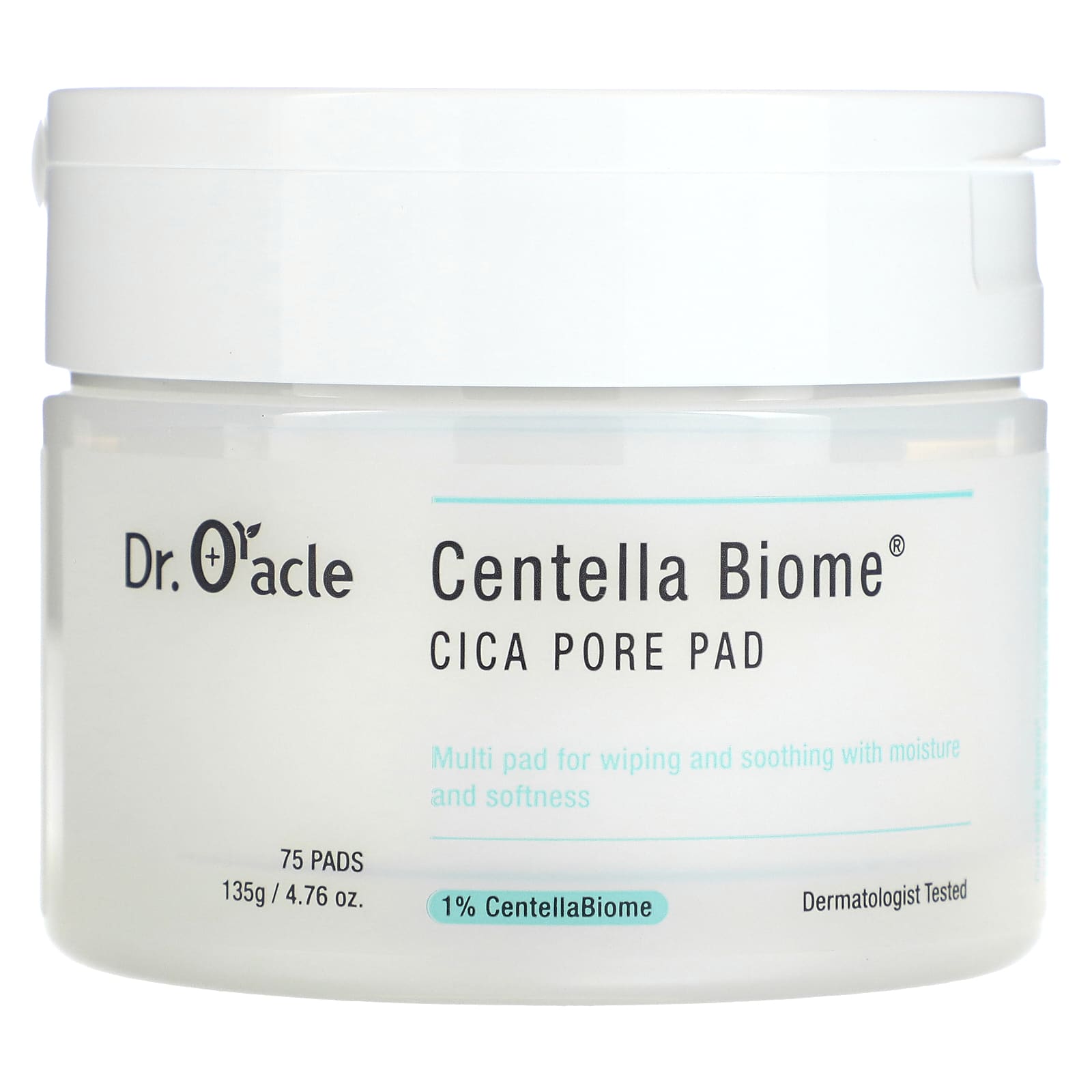 Dr. Oracle-Centella Biome-Cica Pore Pad -75 Pads-4.76 oz (135 g)