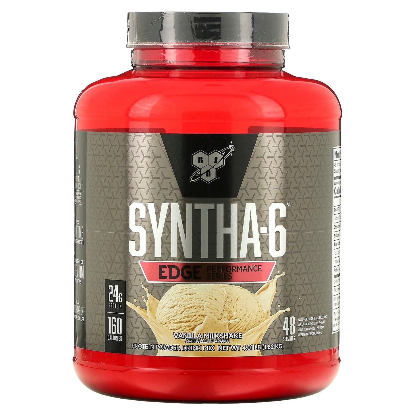 BSN-Syntha-6 Edge-Protein Powder Mix-Vanilla Milkshake-4.01 lb (1.82 kg)