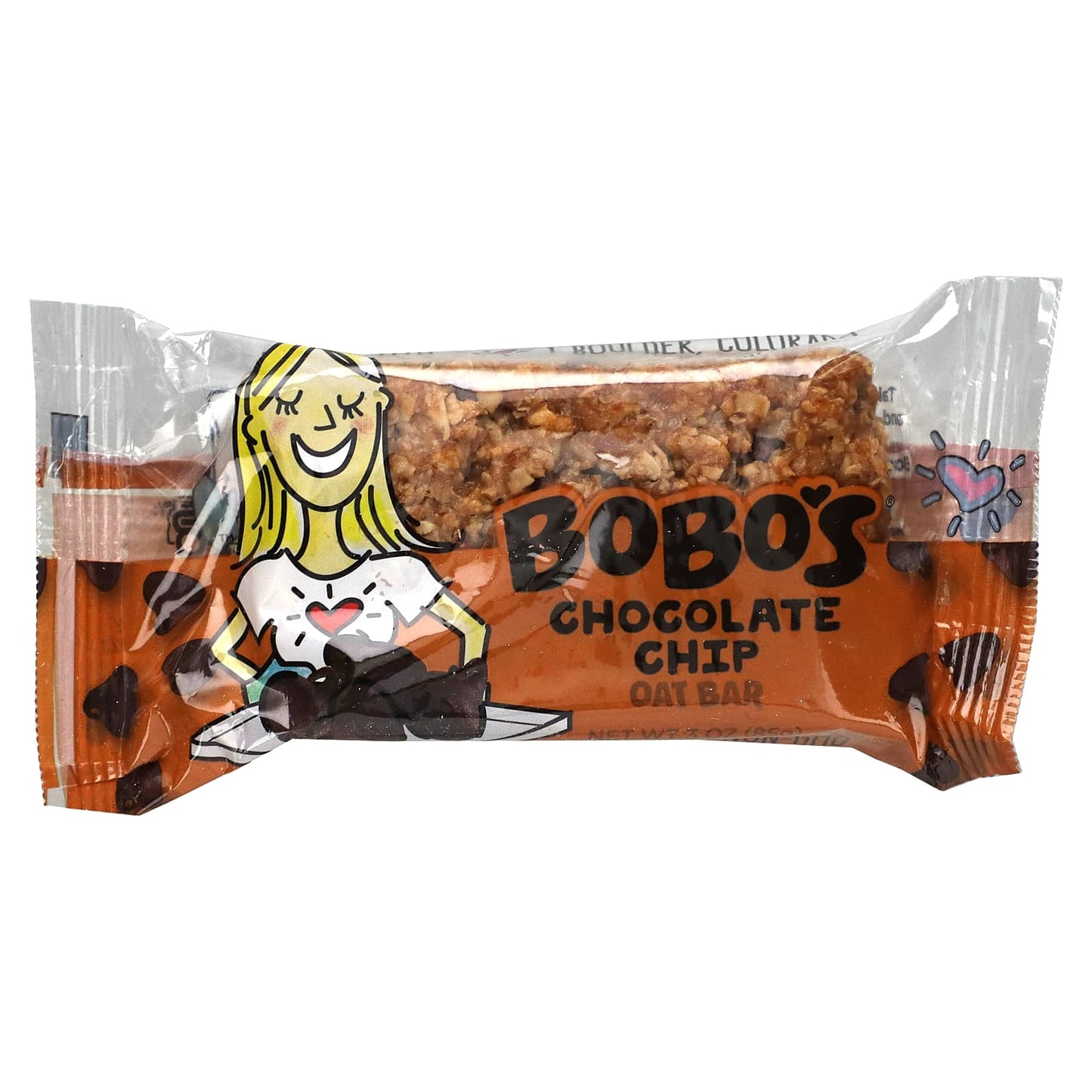 Bobo's Oat Bars, Chocolate Chip Oat Bars, 12 Bars, 3 oz (85 g) Each