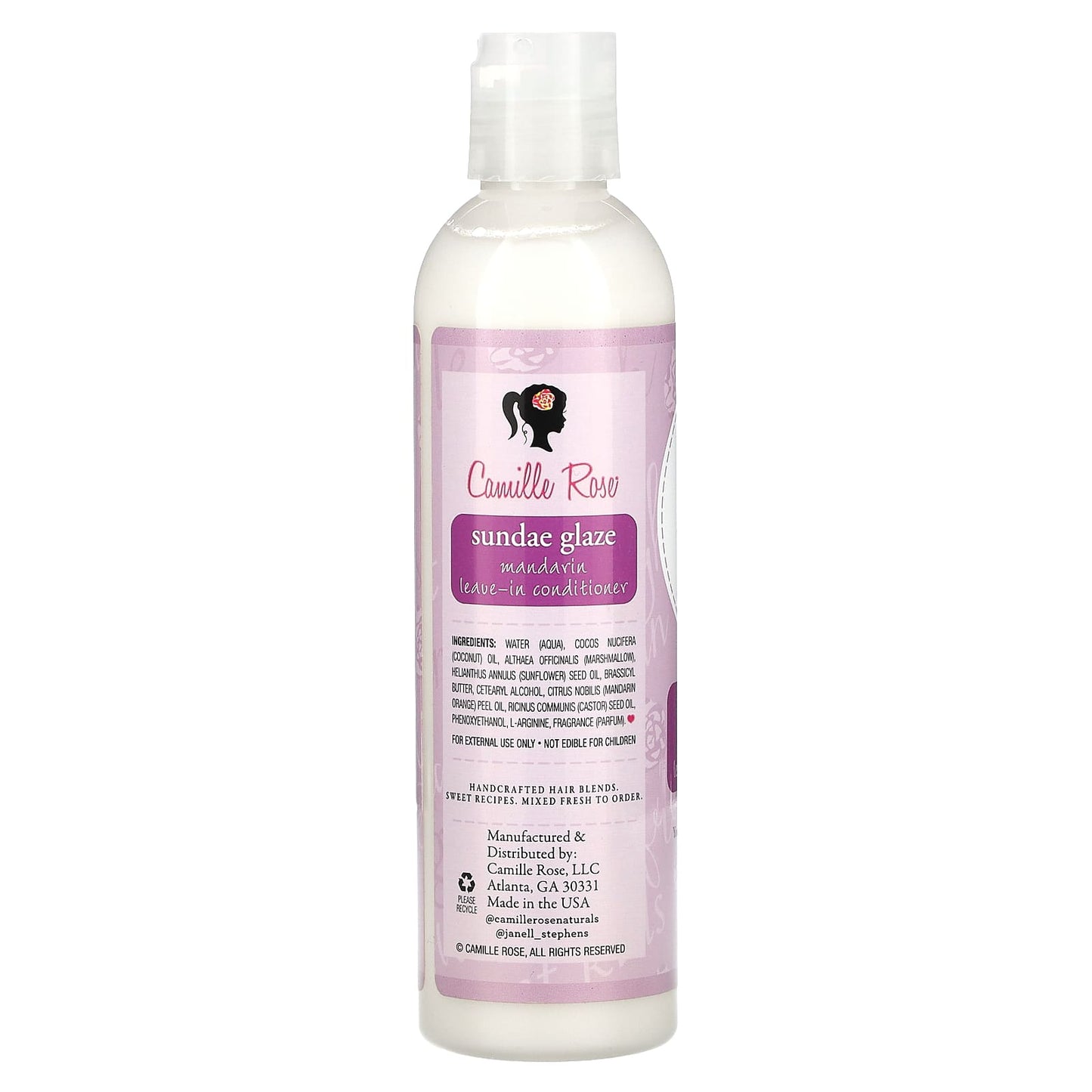 Camille Rose, Kids, Mandarin Leave-in Conditioner, Sundae Glaze, 8 oz (240 ml)