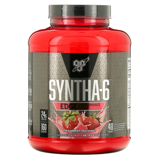 BSN-Syntha-6 Edge-Protein Powder Mix-Strawberry Milkshake-4.01 lb (1.82 kg)