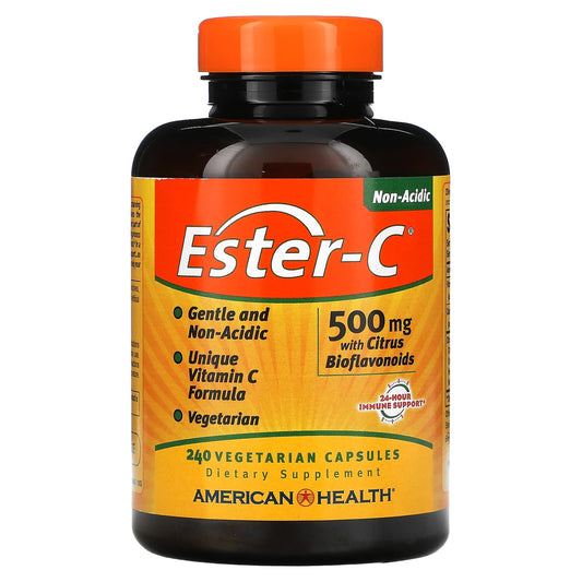 American Health-Ester-C with Citrus Bioflavonoids-500 mg-240 Vegetarian Capsules