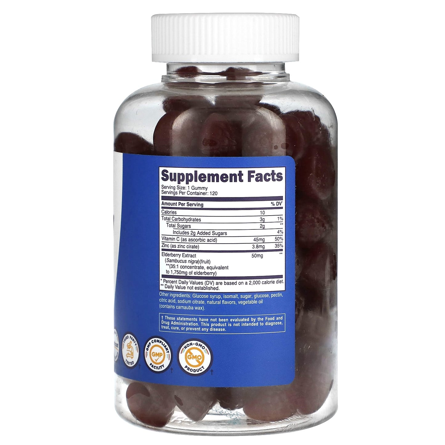 Nutricost, Kids, Elderberry, Ages 4+, 1,750 mg, 120 Gummies