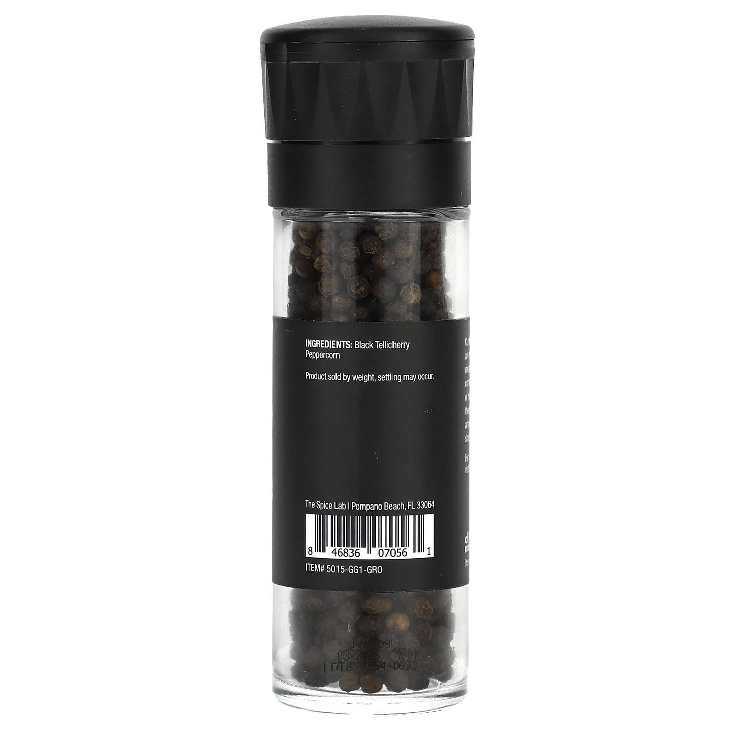 The Spice Lab, Premium Tellicherry Peppercorns, 1.8 oz (51 g)