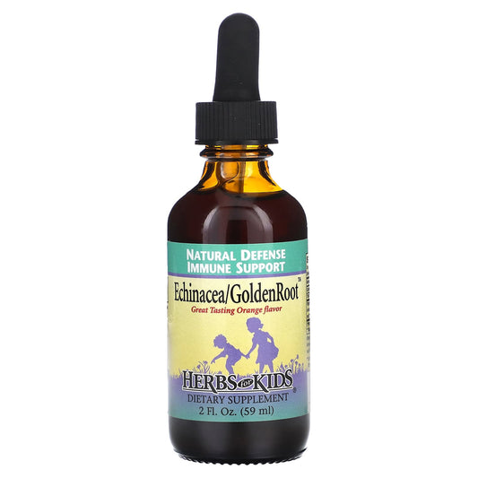 Herbs for Kids-Echinacea/GoldenRoot-Orange-2 fl oz (59 ml)