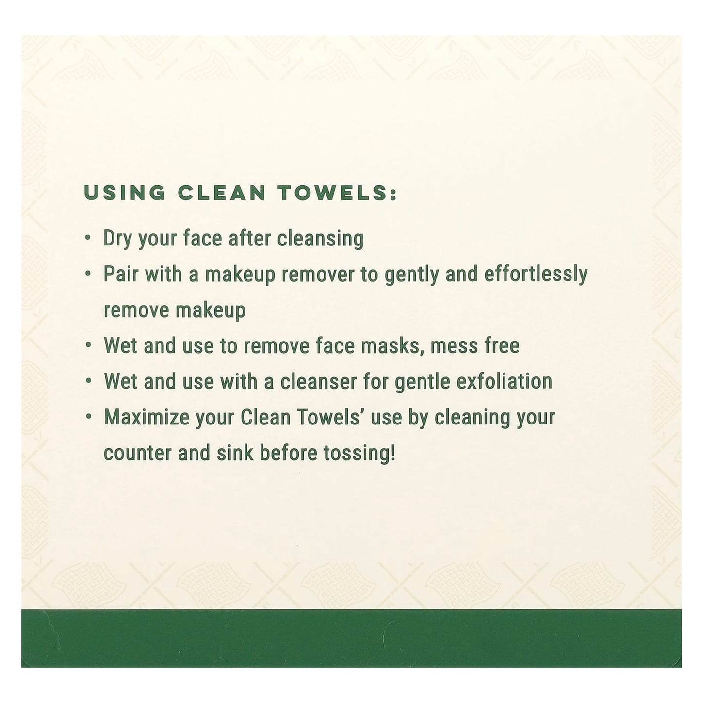 Clean Skin Club, Clean Towels XL, Disposable, Bamboo, 50 Count