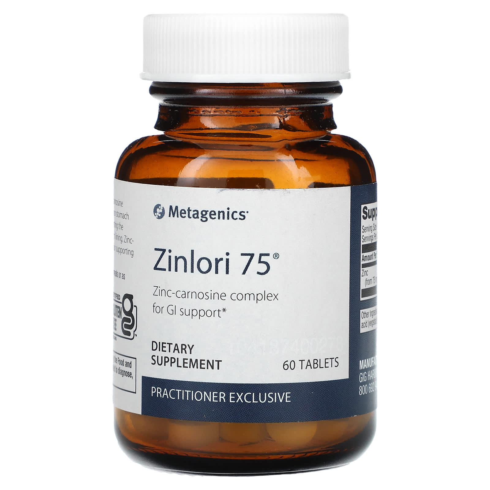 Metagenics-Zinlori 75-60 Tablets