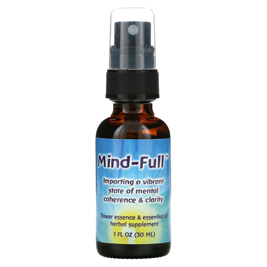 Flower Essence Services-Mind-Full-Flower Essence & Essential Oil-1 fl oz (30 ml)