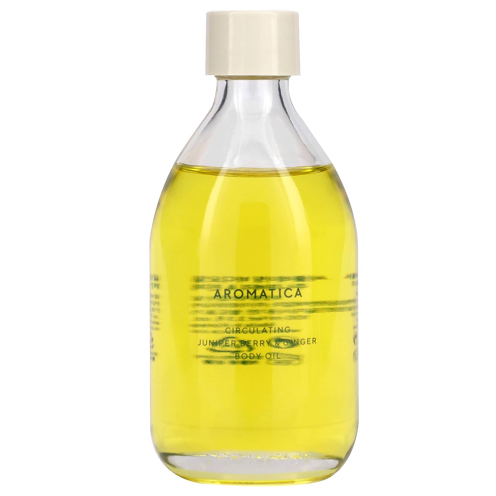 Aromatica-Circulating Body Oil-Juniper Berry & Ginger-3.3 fl oz (100 ml)