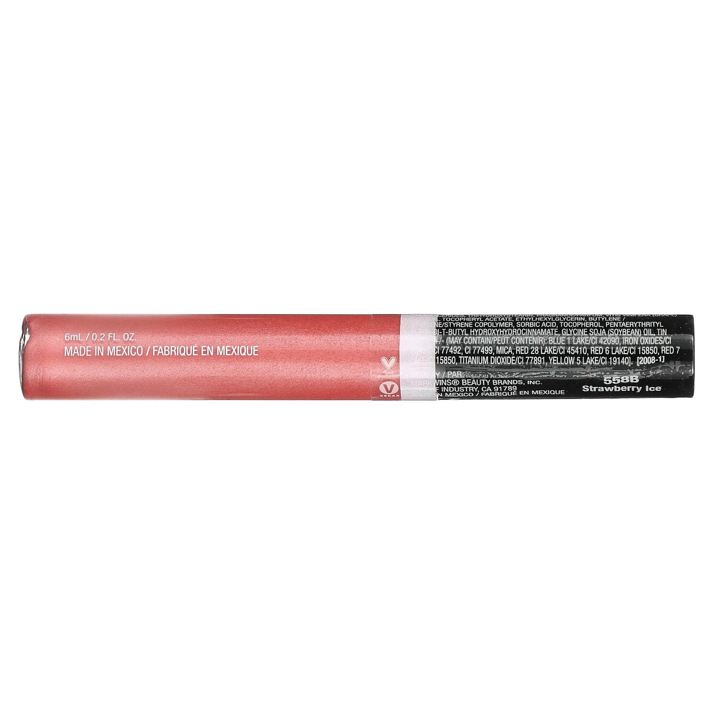 wet n wild, MegaSlicks, Lip Gloss, 558B Strawberry Ice, 0.2 fl oz (6 ml)