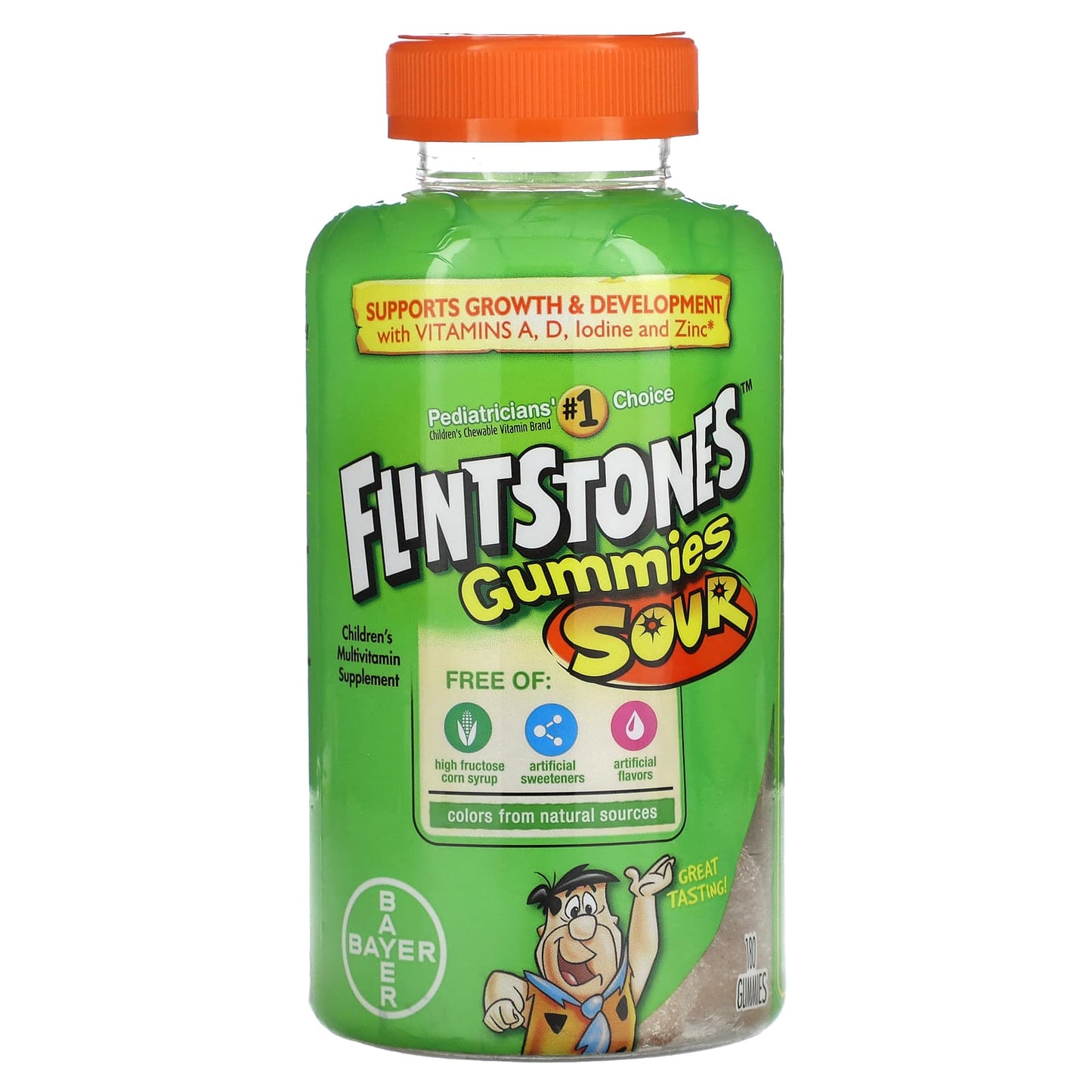 Flintstones-Children's Multivitamin-Sour Gummies-180 Gummies