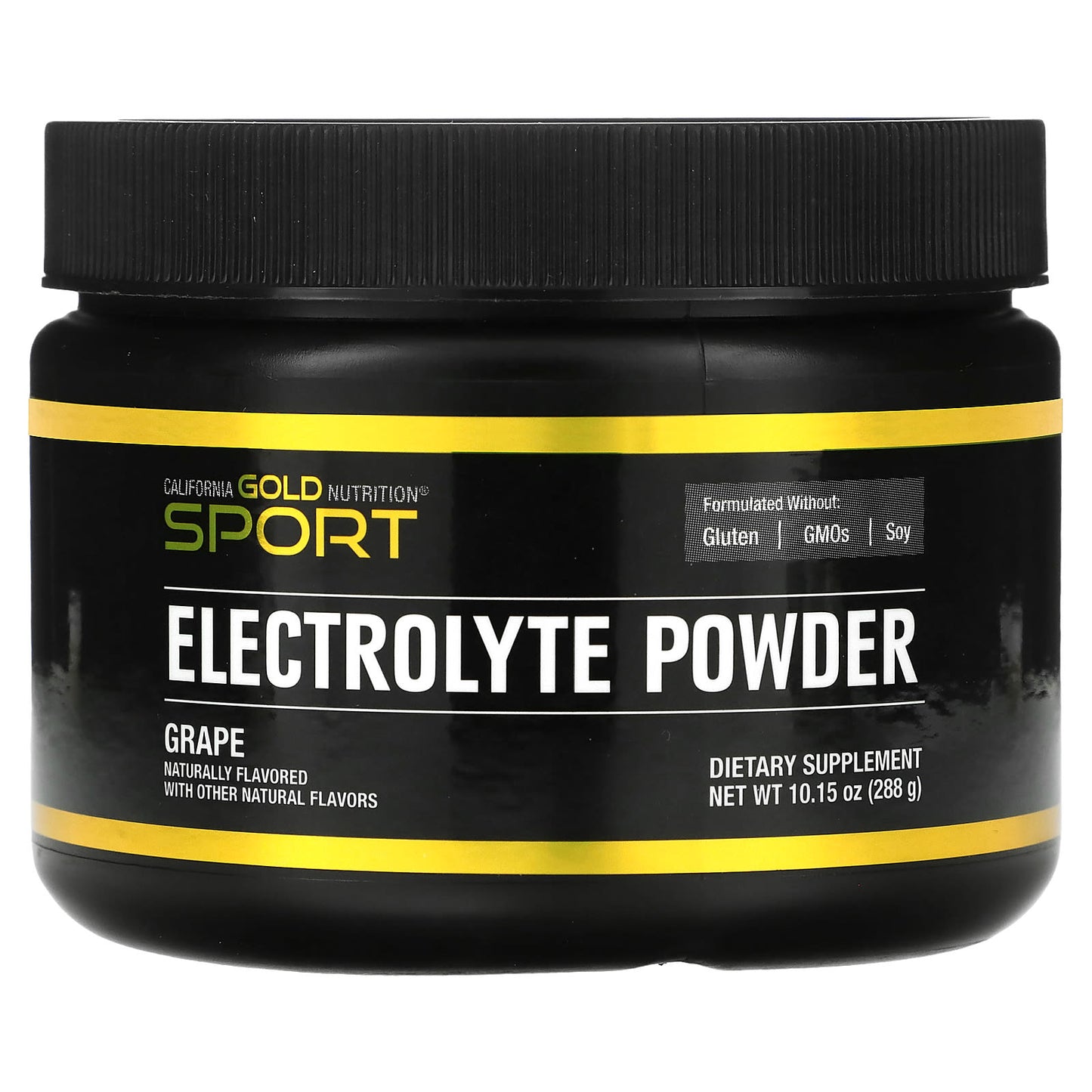 California Gold Nutrition-SPORT - Electrolyte Powder-Natural Grape-10.15 oz. (288 g)