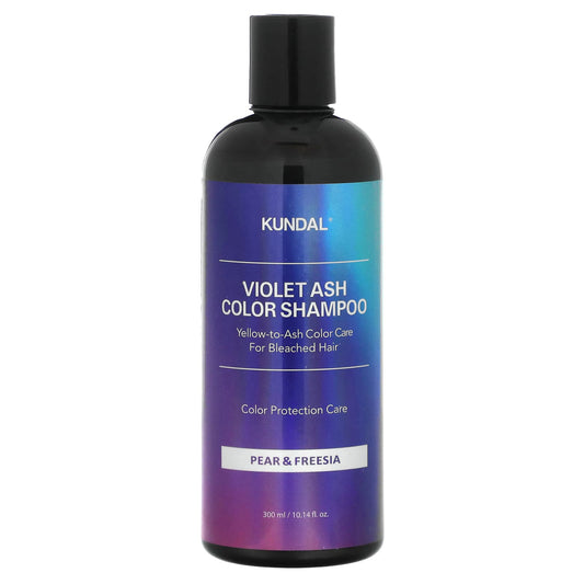 Kundal-Violet Ash Color Shampoo-Pear & Freesia-10.14 fl oz (300 ml)