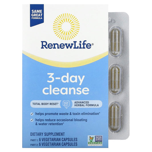 Renew Life-3-Day Cleanse -12 Vegetarian Capsules