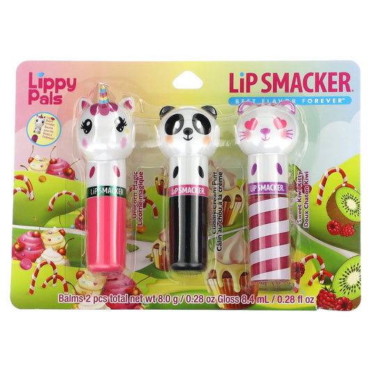 Lip Smacker-Lippy Pals-Lip Balm-Trio Pack-3 Pack-0.56 fl oz (16.4 g)