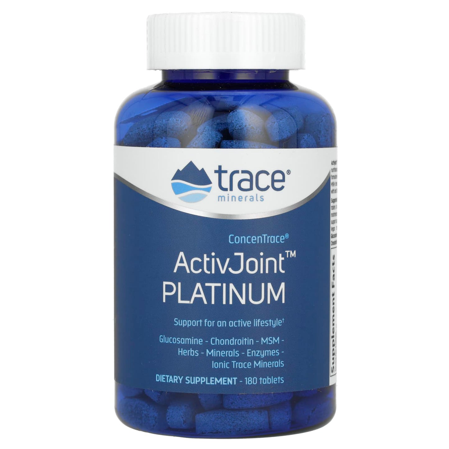 Trace Minerals ®-Concentrace-ActivJoint Platinum-180 Tablets