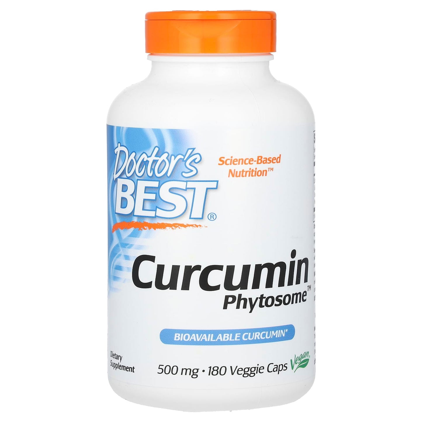 Doctor's Best-Curcumin Phytosome-500 mg-180 Veggie Caps