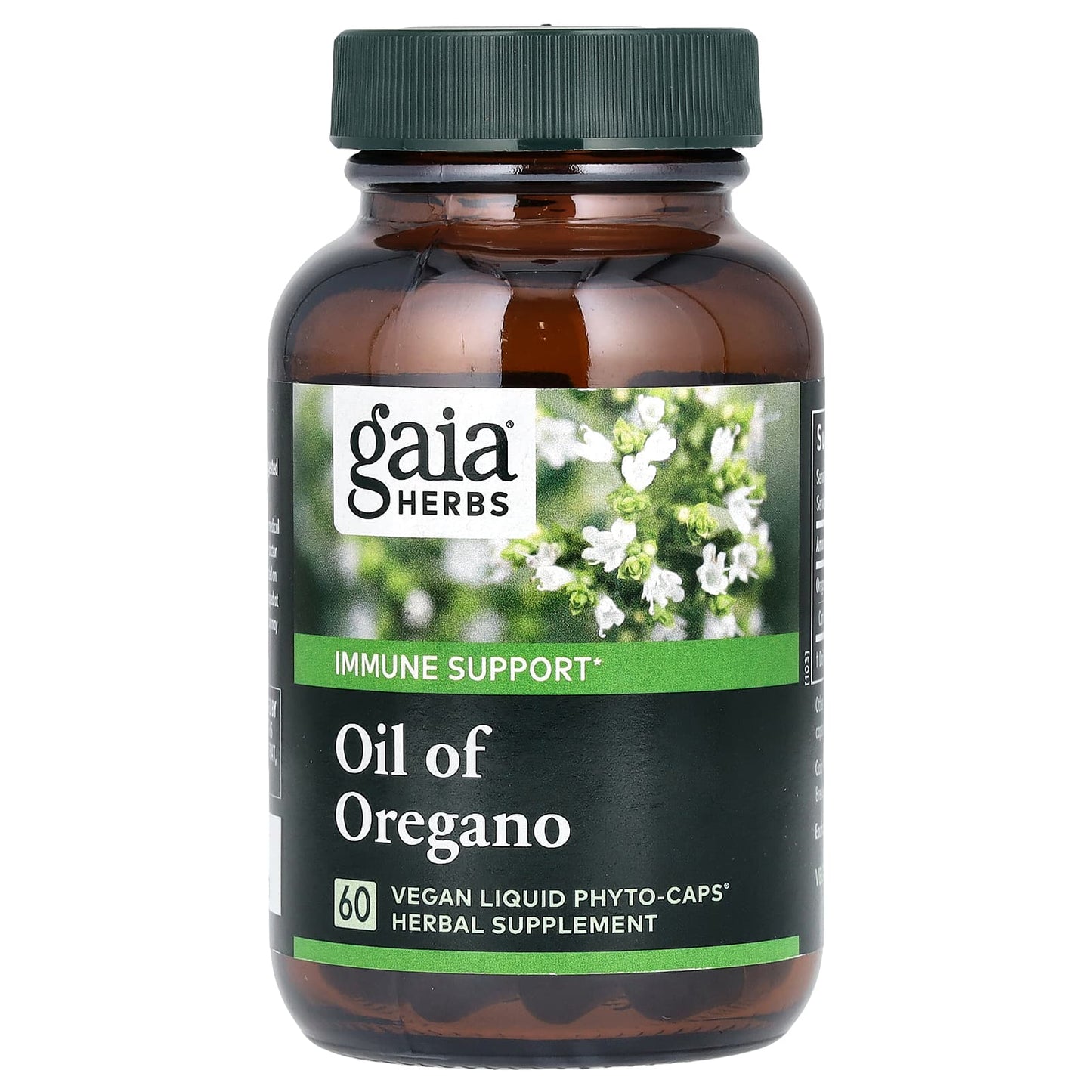 Gaia Herbs, Oil of Oregano, 60 Vegan Liquid Phyto-Caps