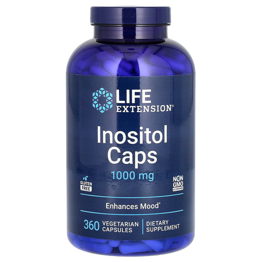 Life Extension-Inositol Caps-1,000 mg-360 Vegetarian Capsules